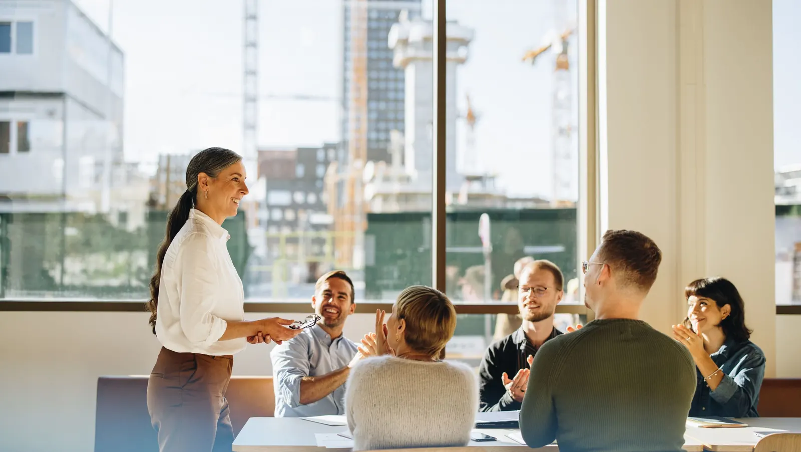 Development team meeting