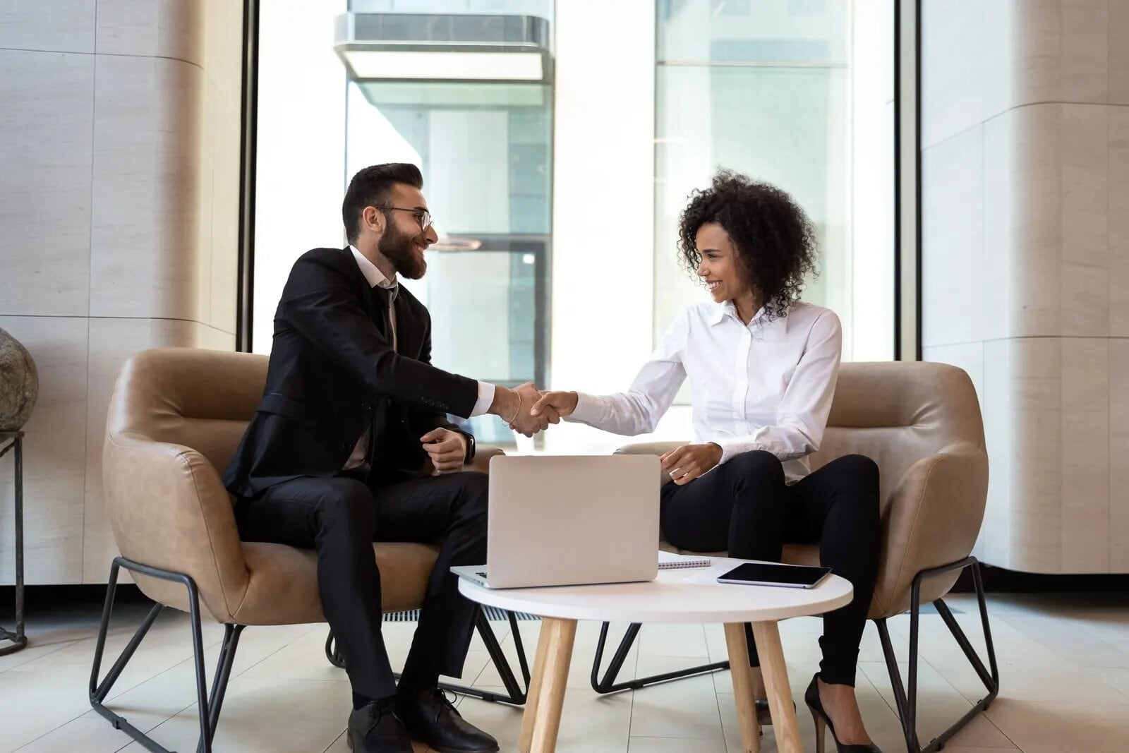 Partners closing a deal